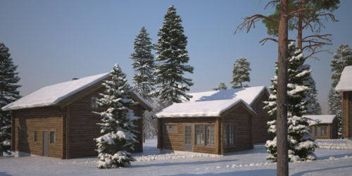 Fjällstugor i Lofsdalen